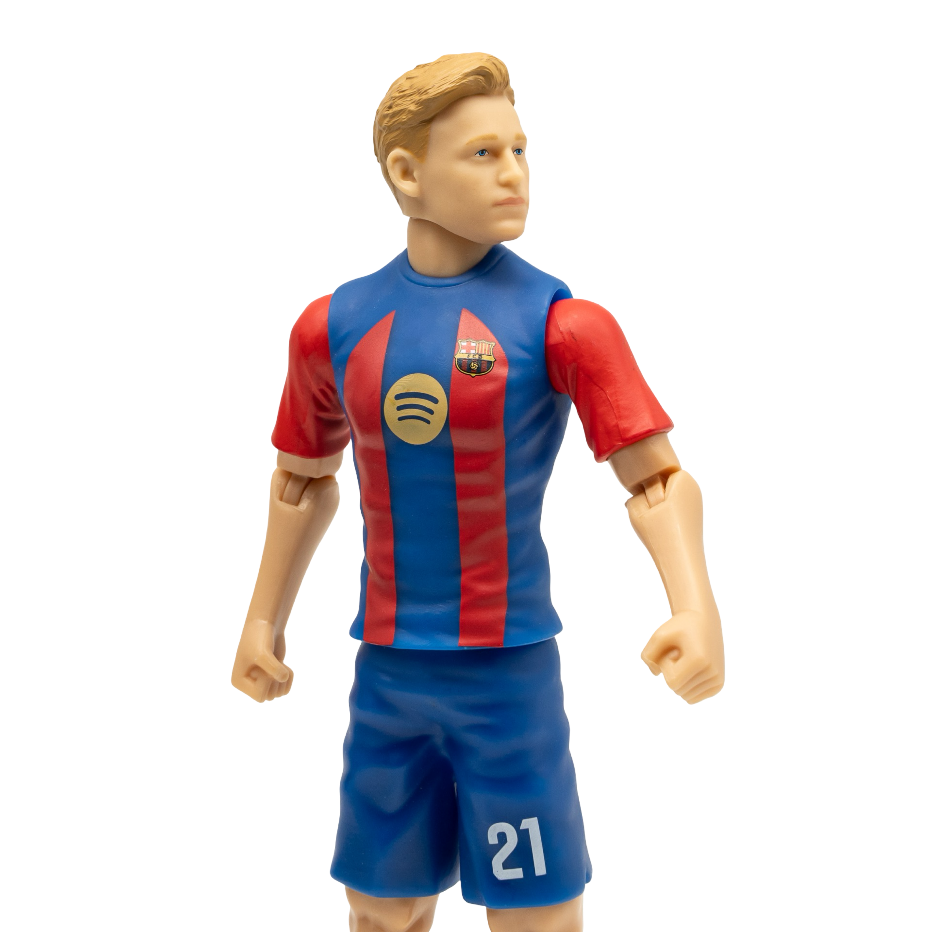 Alt View 4. Banbo Toys - Banbo Toys SOCKERS FC Barcelona Frenkie de Jong 8" Collectible Soccer Action Figure.