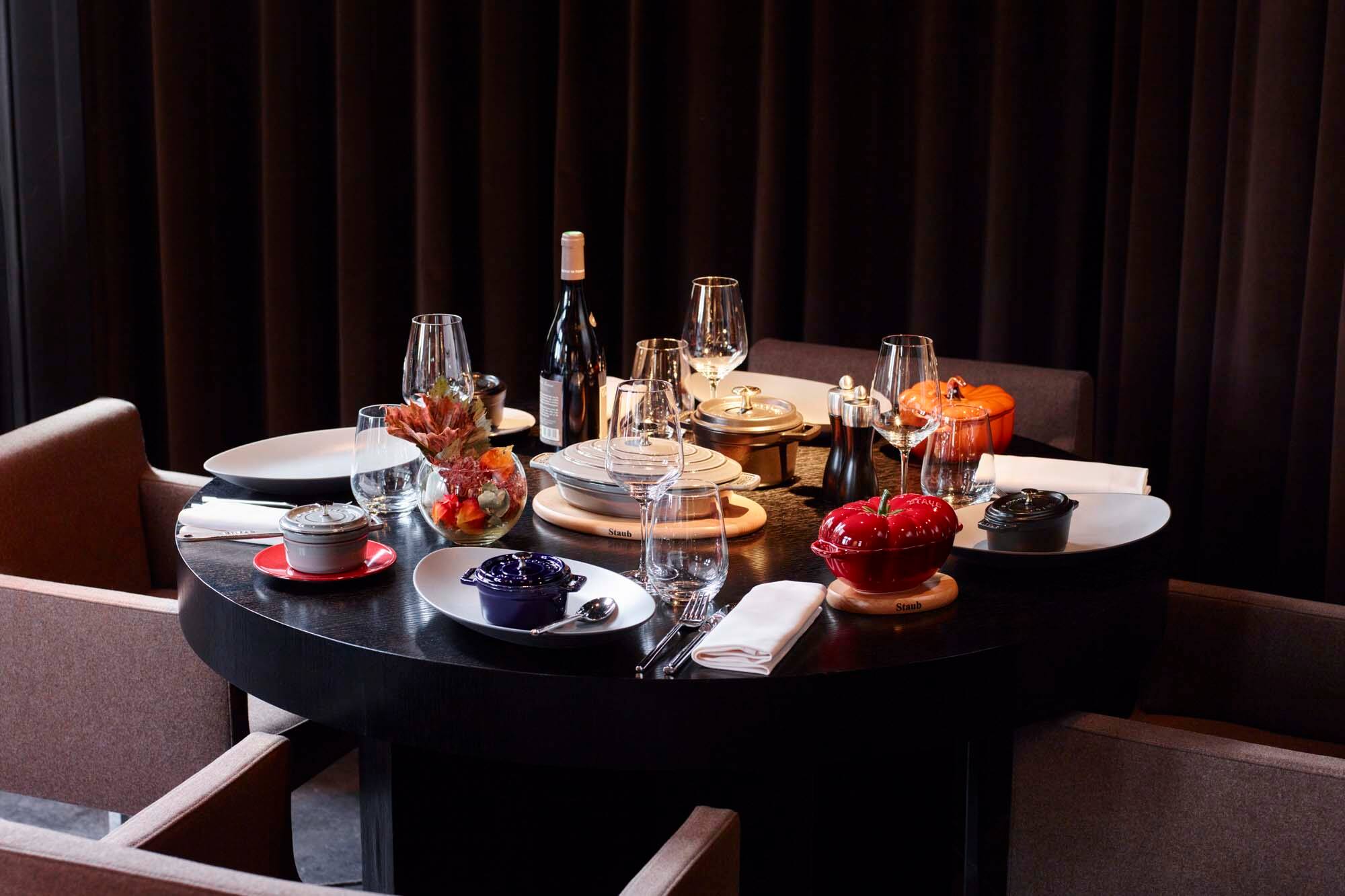 The text on the image reads:

"Staub"