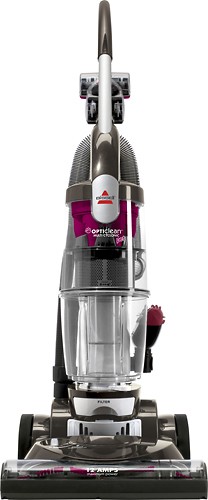  BISSELL - OptiClean Multicyclonic Bagless Upright Vacuum - Refined Bronze/Magenta