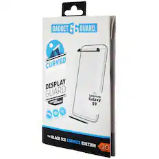Gadget GG 5 Guard, Curved Tempered Glass Display Guard, Lifetime Warranty, fits Samsung Galaxy S9, The Black Ice Cornice Edition 2.0