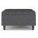 Alt View 11. Simpli Home - Harrison Small Coffee Table Storage Ottoman - Slate Grey.