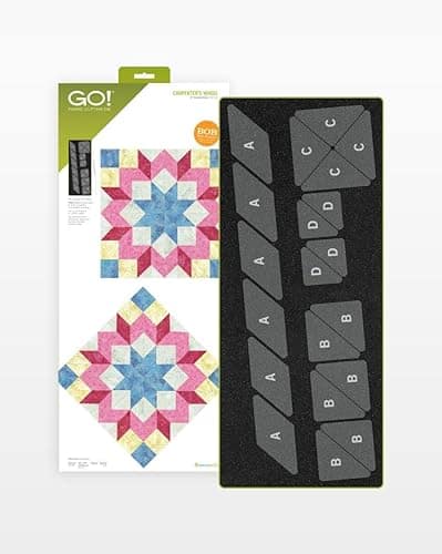 AccuQuilt - GO! Carpenter's Wheel-18 Finished Die - Multicolor