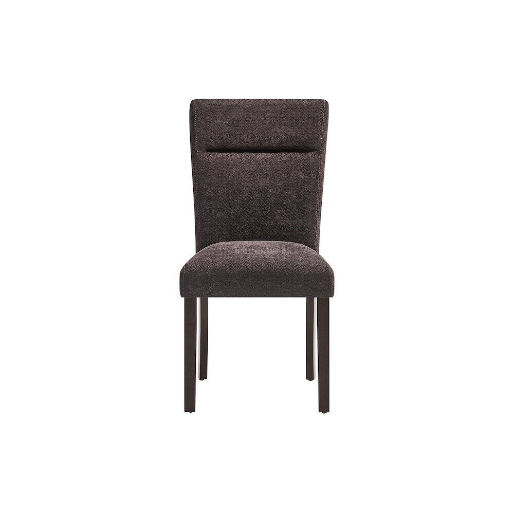 Back. Global Furniture USA - D8212 Brown Dining Chair - Dark Brown.