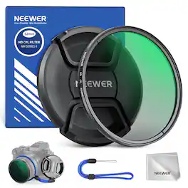 Neewer - 52mm CPL Filter with Lens Cap, Ultra Thin, Nano Coated, HD Glass, Reduces Glare