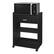 Angle. Kings Brand Furniture - Kings Brand Furniture Dellow Wood Kitchen Cart - Black.