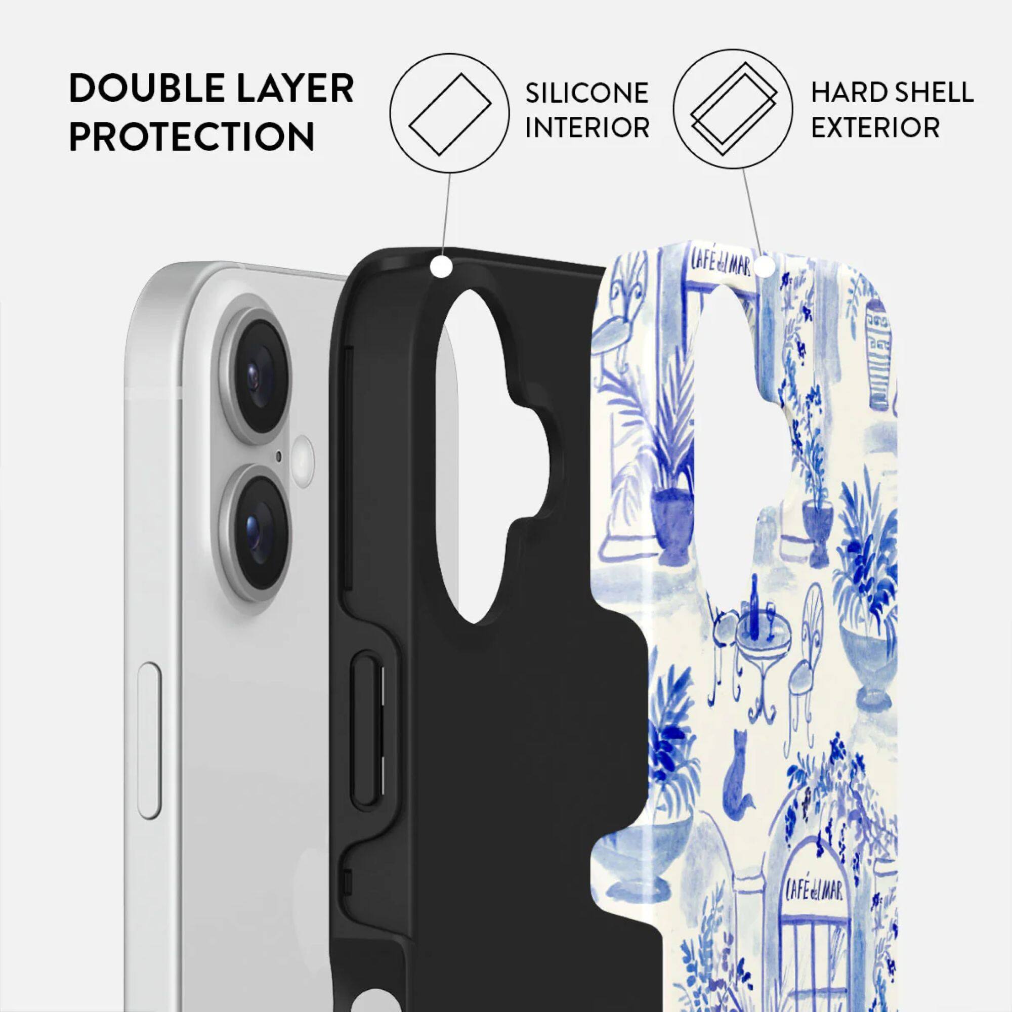 DOUBLE LAYER PROTECTION

SILICONE INTERIOR

HARD SHELL EXTERIOR