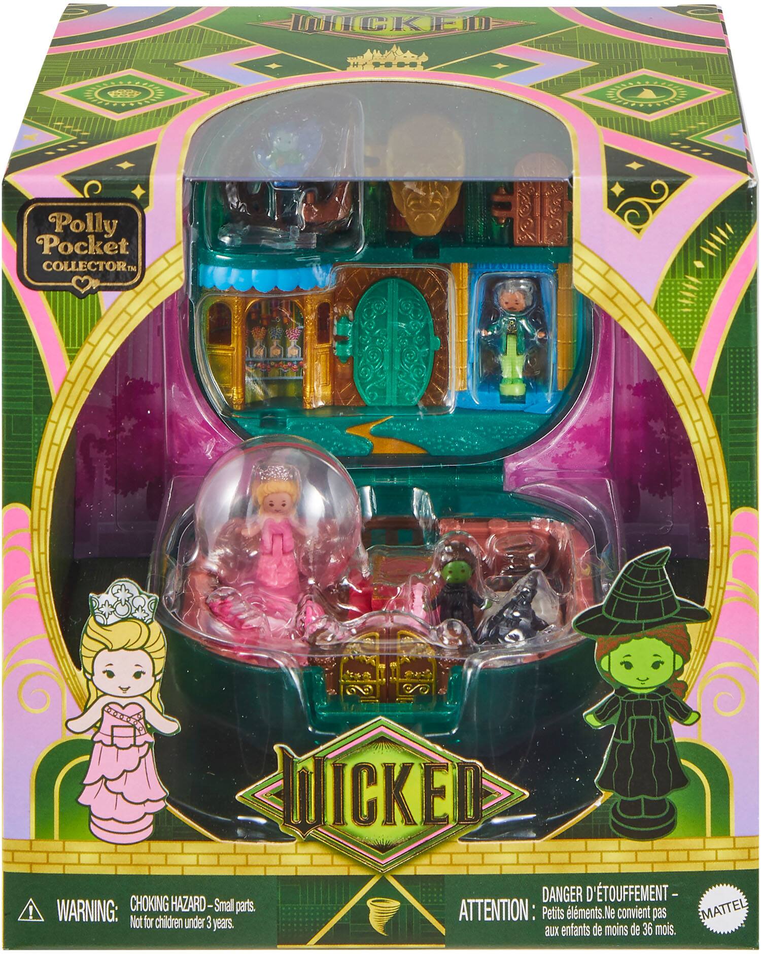 Polly Pocket Collector

Wicked

WARNING: CHOKING HAZARD - Small parts. Not for children under 3 years.

DANGER D'ÉTOUFFEMENT - ATTENTION: Petits éléments. Ne convient pas aux enfants de moins de 36 mois.