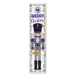 Jardine - High Point Panthers 11" x 46" Nutcracker Holiday Leaner Sign - White