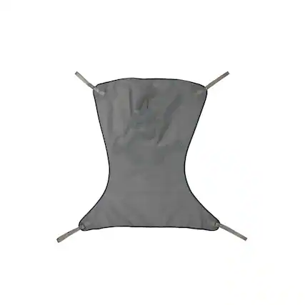 Front. Invacare - Premier Comfort Full Body Sling for Patient Lifts (Small, 500 lb, Spacer Fabric) - Gray.