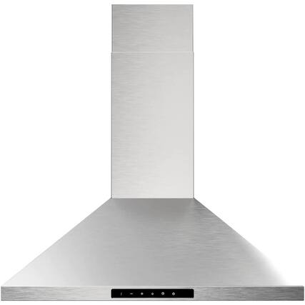 Front. Sharp - 30" Wall Mount Chimney Range Hood SHC3062FS.