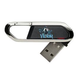 Keyscaper - Marvel Badge USB 64GB Clip Style Flash Drive - Venom