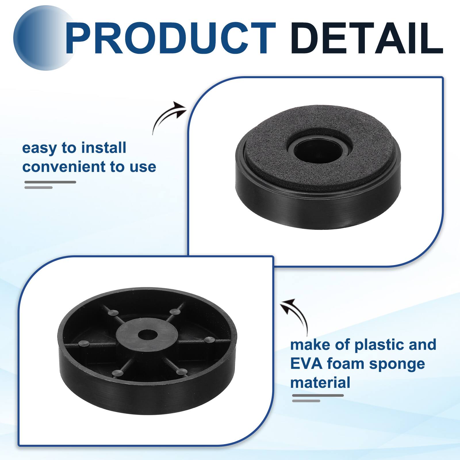 PRODUCT DETAIL

- easy to install
- convenient to use

- make of plastic and EVA foam sponge material