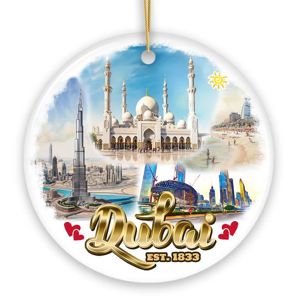 OrnamentallyYou - Creative Dubai Modern Heritage Holiday Decoration Memorable Memento and Present - Multi-colored