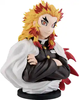 Bandai - Ichibansho - Demon Slayer - Art Scale - Kyojuro Rengoku (Set Your Heart Ablaze) Figure - COLLECTIBLES - Multicolor
