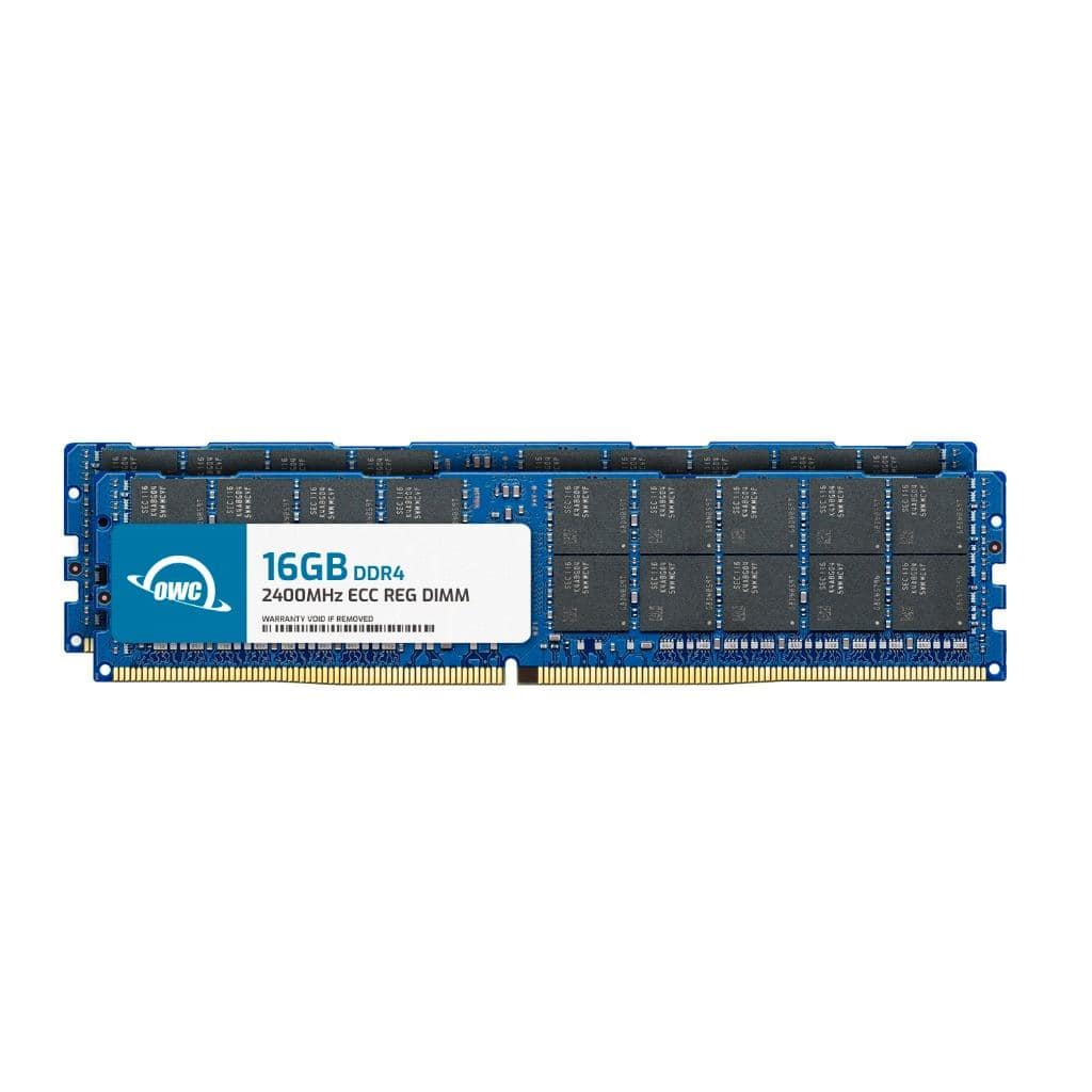 OWC 32GB (2x16GB) DDR4 2400MHZ PC4 19200 CL17 2RX4 ECC Registered