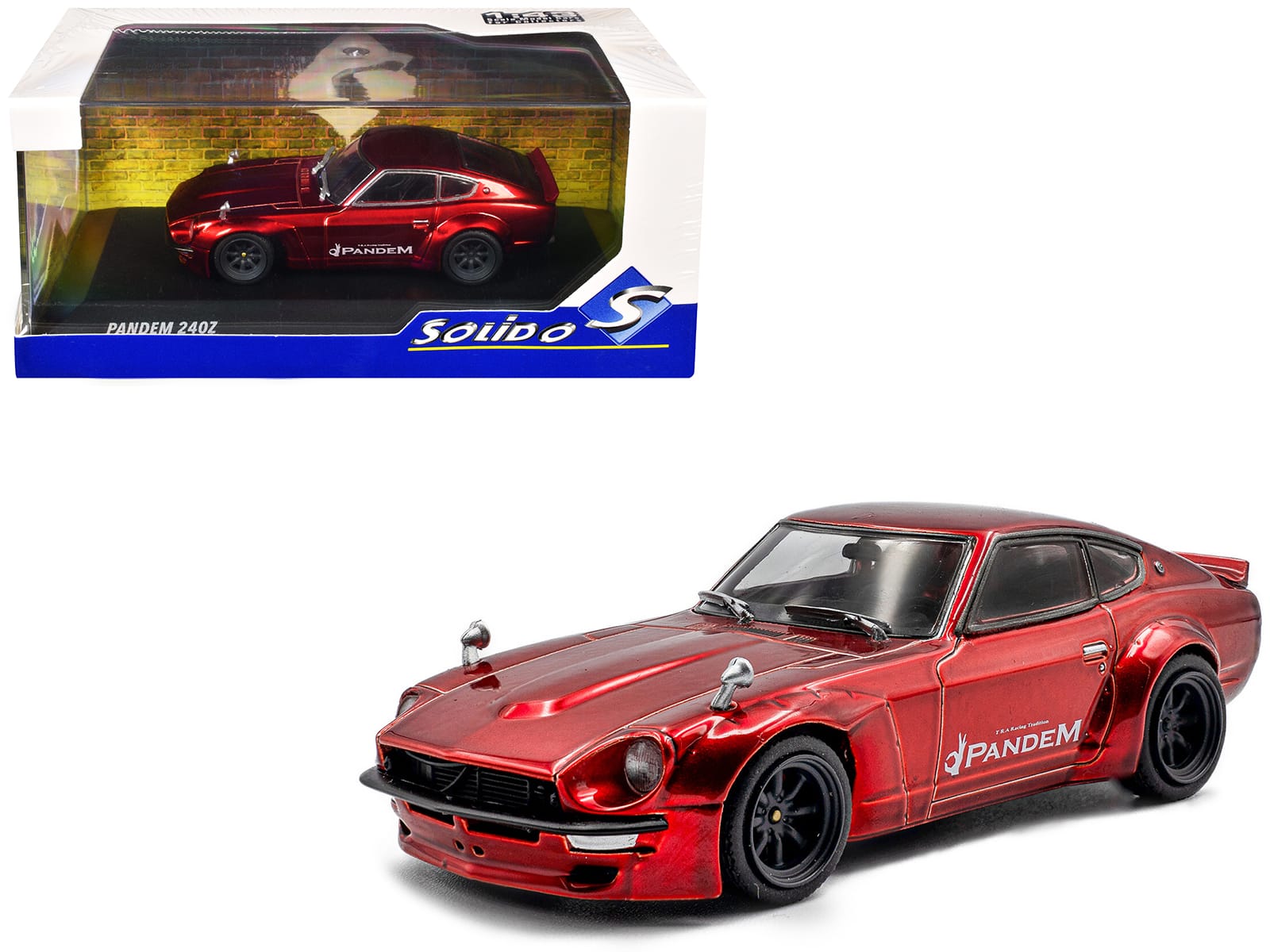 Datsun Pandem 240Z Red Metallic 1/43 Diecast Model Car by Solido price history on PriceWatchPro