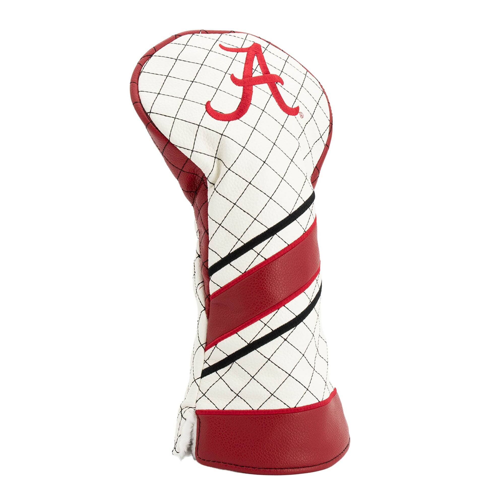 Alt View 2. Team Golf - Alabama Crimson Tide Striped Quilted Driver Headcover - Multicolor.