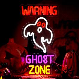 Fitnate - Halloween Ghost LED Neon Sign - Multicolor