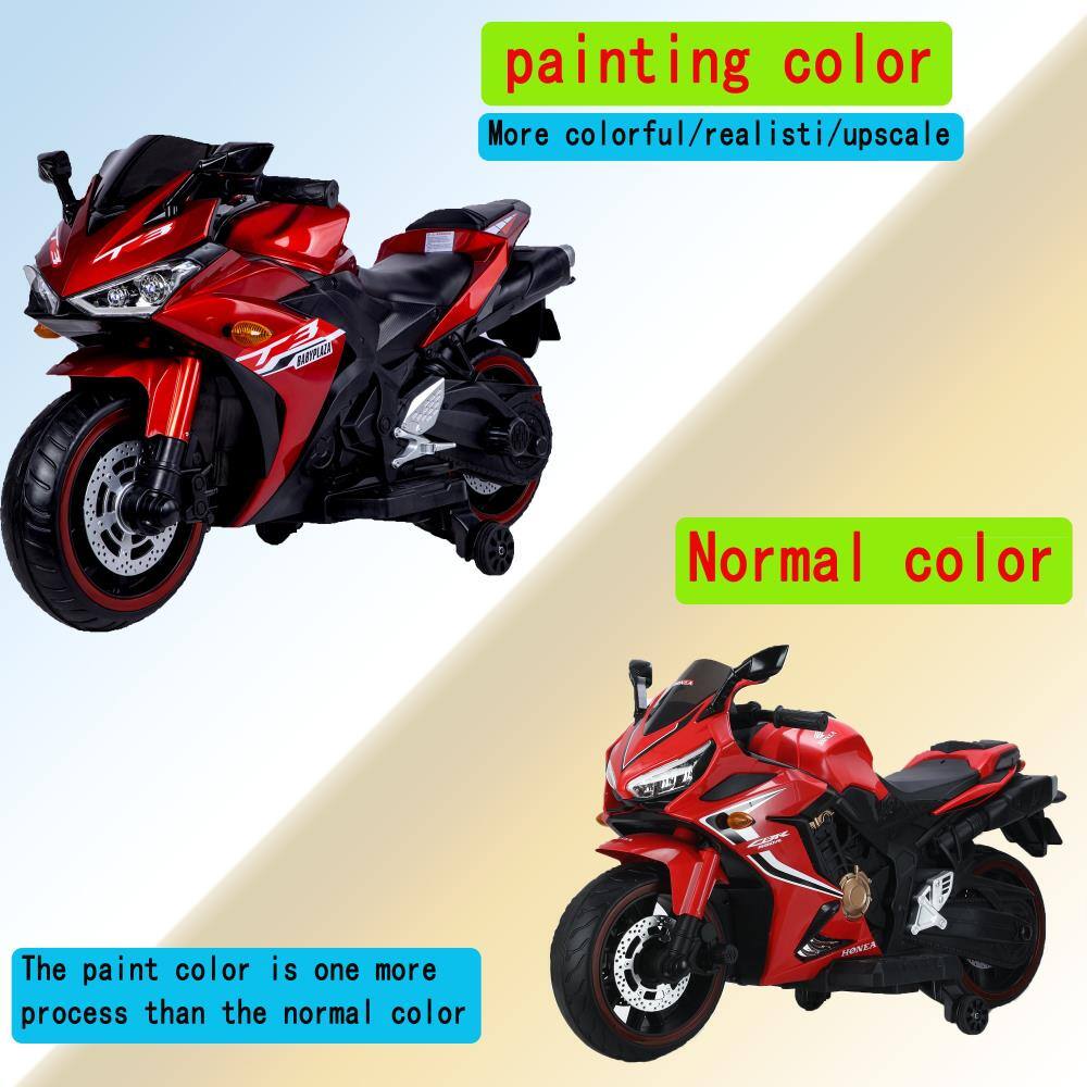 painting color  
More colorful/realistic/upscale  

Normal color  

The paint color is one more process than the normal color