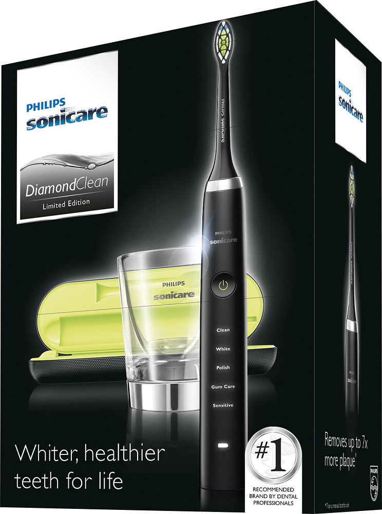 koud Ondoorzichtig fabriek Best Buy: Philips Sonicare DiamondClean Rechargeable Toothbrush Black  HX9352/04