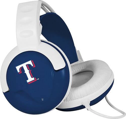 Front Standard. Pangea - Fanjams Texas Rangers Over-the-Ear Headphones.