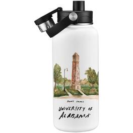 Indigo Falls - Alabama Crimson Tide Laura Wilcox Watercolors 34oz. Water Bottle - Multicolor