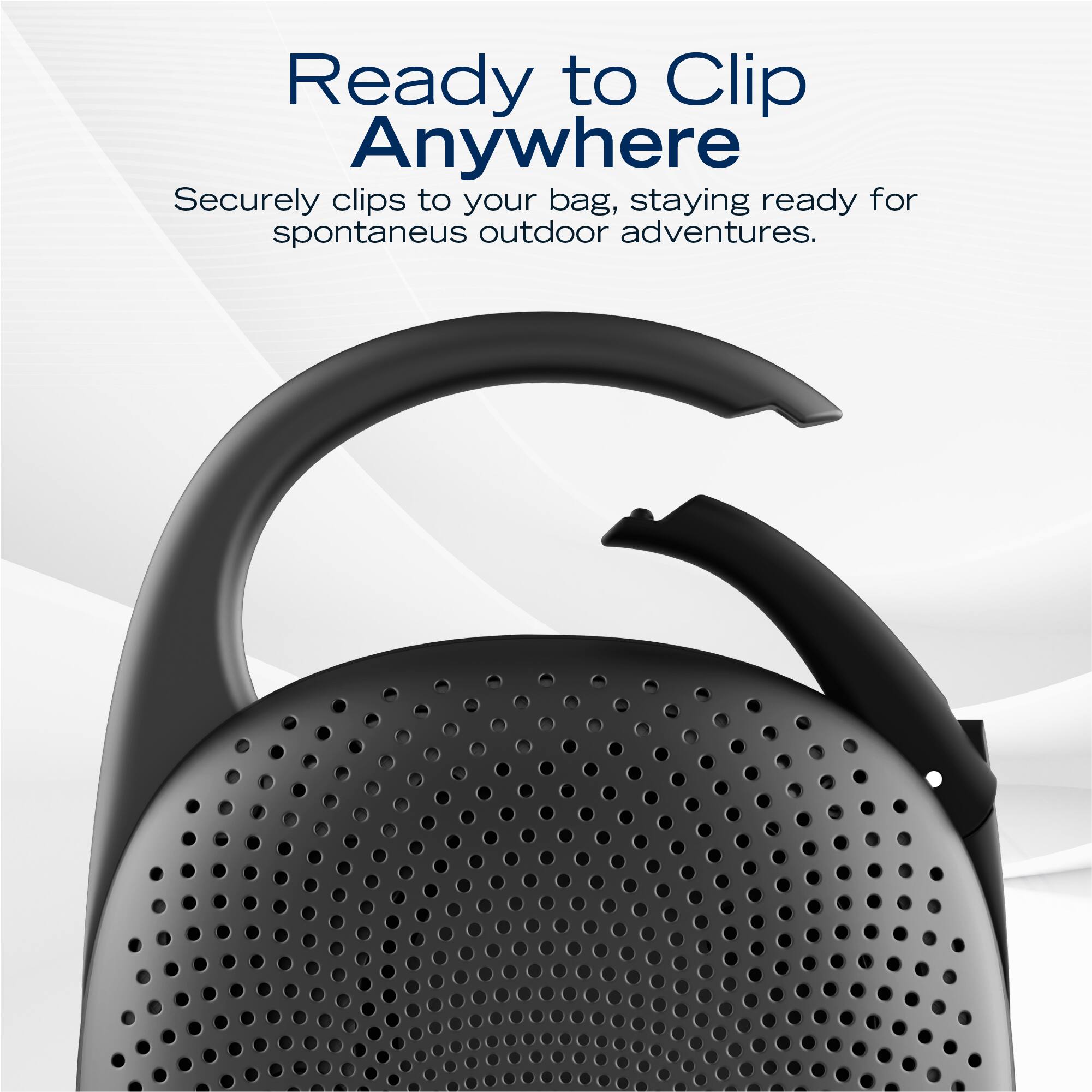 Ready to Clip Anywhere  
Securely clips to your bag, staying ready for spontaneous outdoor adventures.