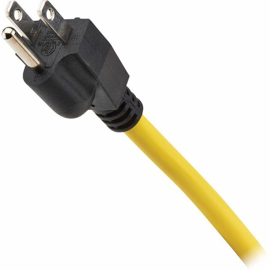 Alt View 7. Tripp Lite - Eaton Tripp Lite Series 7-Outlet Industrial Safety Surge Protector - 4 ft. Cord, 450 Joules, Metal Housing - Industrial - Black.