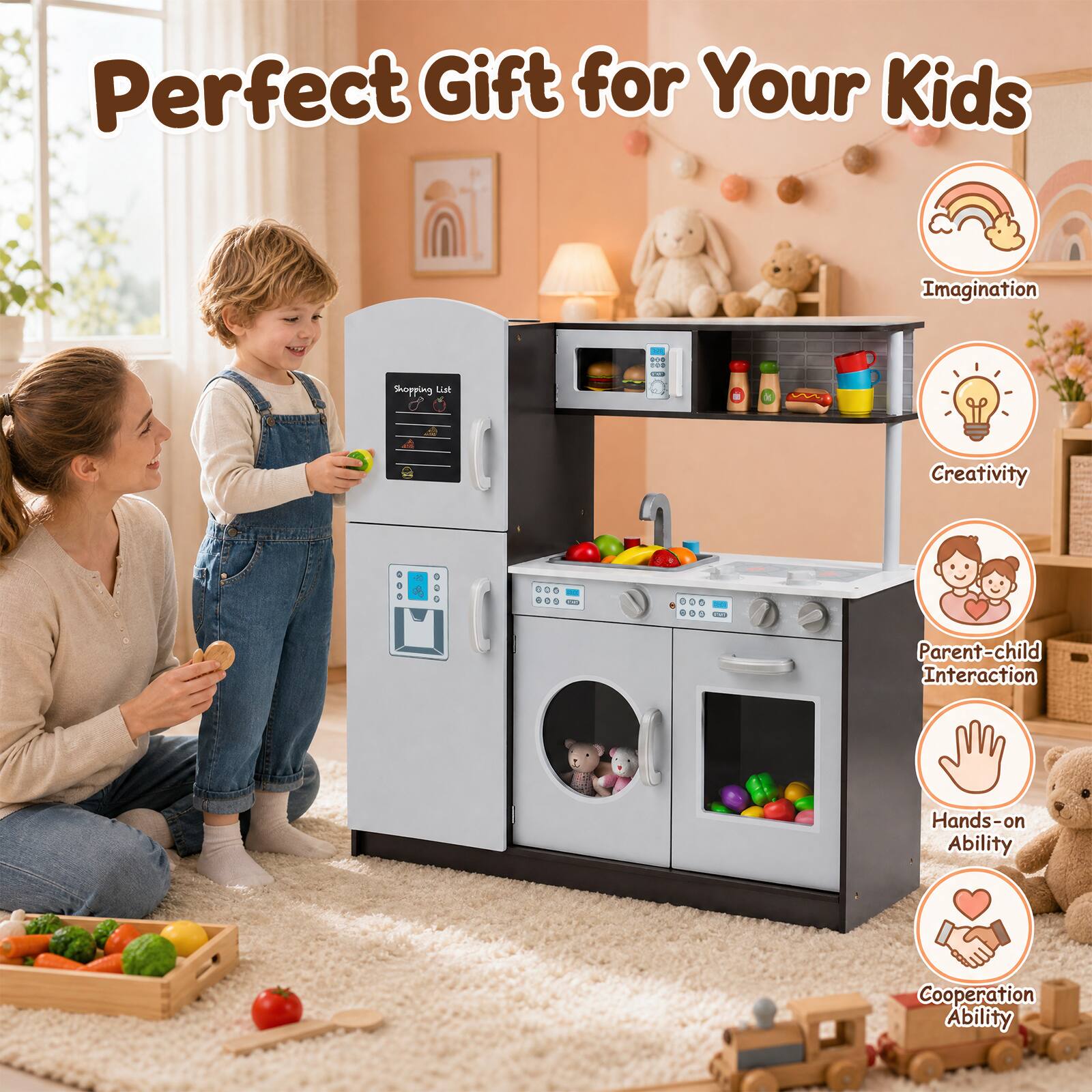 Perfect Gift for Your Kids

Imagination
Creativity
Parent-child Interaction
Hands-on Ability
Cooperation Ability
