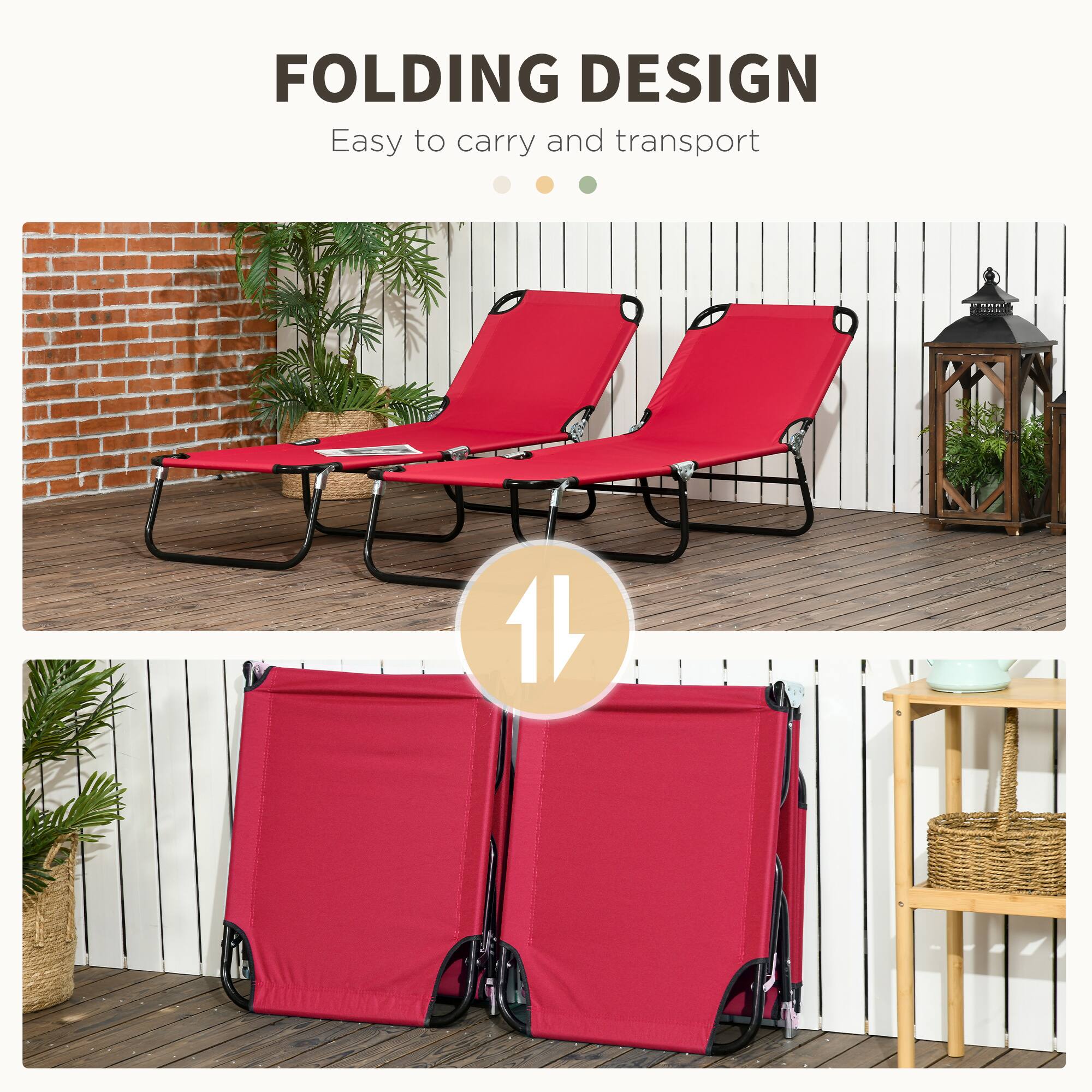 FOLDING DESIGN
Easy to carry and transport