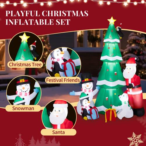 PLAYFUL CHRISTMAS INFLATABLE SET

- Christmas Tree
- Festival Friends
- Snowman
- Santa