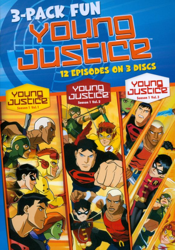  Young Justice: Season 1, Vols. 1-3 [3 Discs] [DVD]