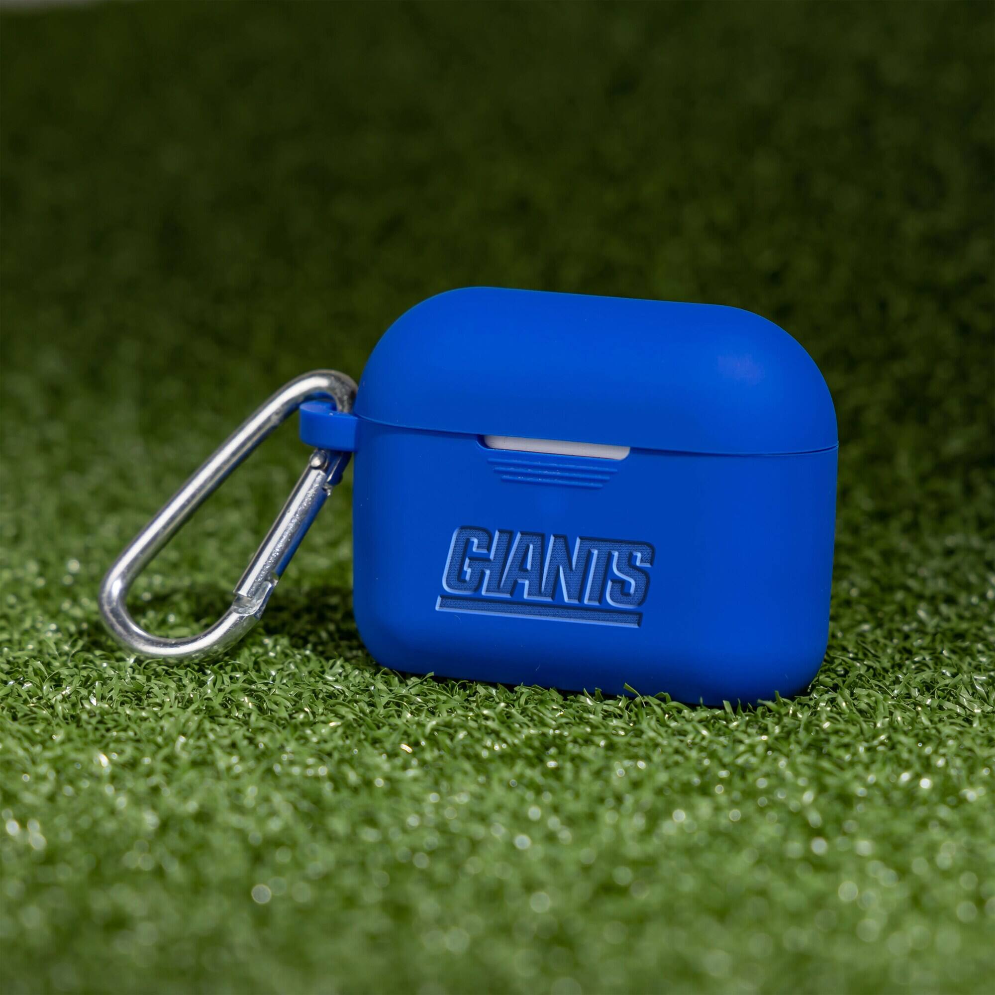 Alt View 1. Artinian - New York Giants Debossed Silicone Airpods Pro Case Cover - No Size - Multicolor.