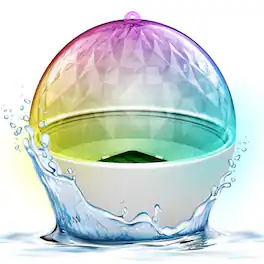 Pyle - Solar Pool Floats Light – 3 Color Changing LED Lights, Charges in Sunlight & Auto Lights at Night