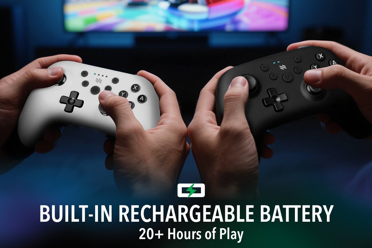 BUILT-IN RECHARGEABLE BATTERY  
20+ Hours of Play