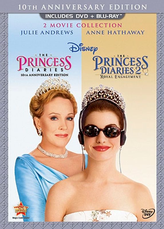  Princess Diaries/Princess Diaries 2: Royal Engagement [2 Discs] [DVD/Blu-ray] [Blu-ray/DVD]
