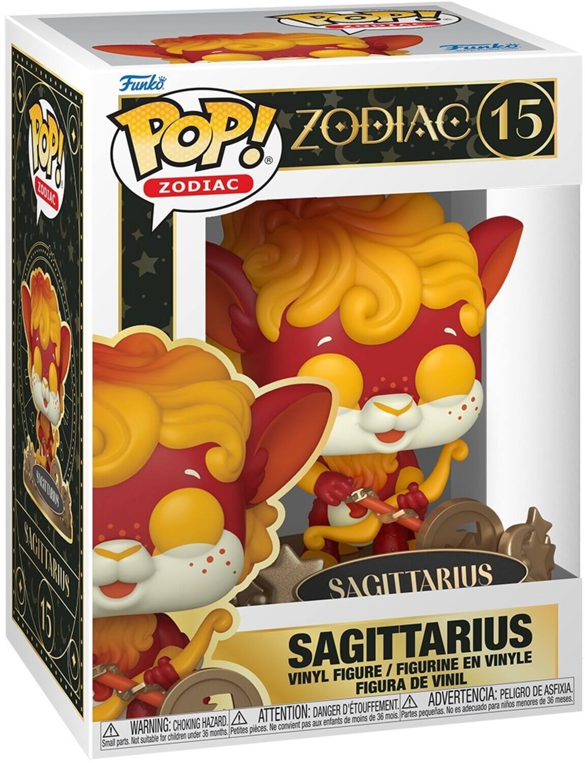 Funko POP! ZODIAC 15

SAGITTARIUS

VINYL FIGURE / FIGURINE EN VINYLE / FIGURA DE VINIL

WARNING: CHOKING HAZARD. Small parts. Not suitable for children under 36 months. ATTENTION: DANGER D'ÉTOUFFEMENT. Petites pièces. Ne convient pas aux enfants de moins de 36 mois. ADVERTENCIA: PEOR DE ASFIXIA. No es adecuado para niños menores de 36 meses.