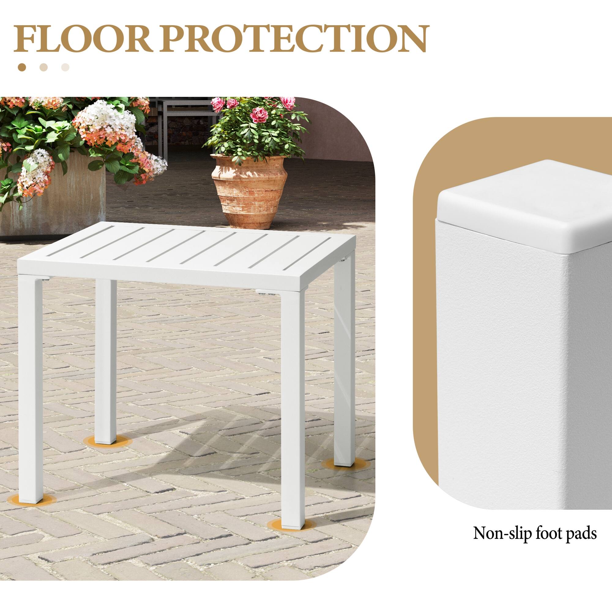 FLOOR PROTECTION

Non-slip foot pads