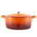 Alt View 2. Crockpot - Crock Pot Artisan 7 Quart Enameled Cast Iron Oval Dutch Oven in Sunset Orange - Orange.