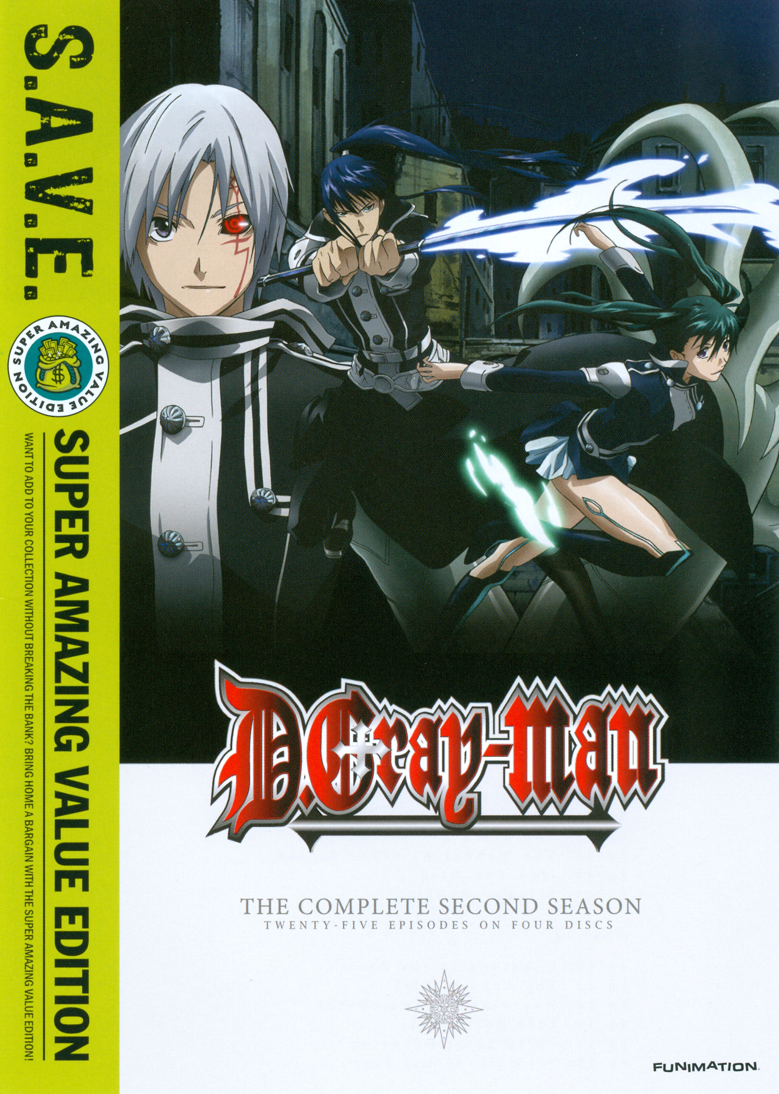 D Gray Man The Complete Second Season S A V E 4 Discs Dvd Best Buy