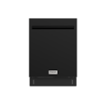 Thor Kitchen - 24" Top Control Built-In Dishwasher Stainless Steel Tub with Pocket Handle, 51 dBA - Matte Black