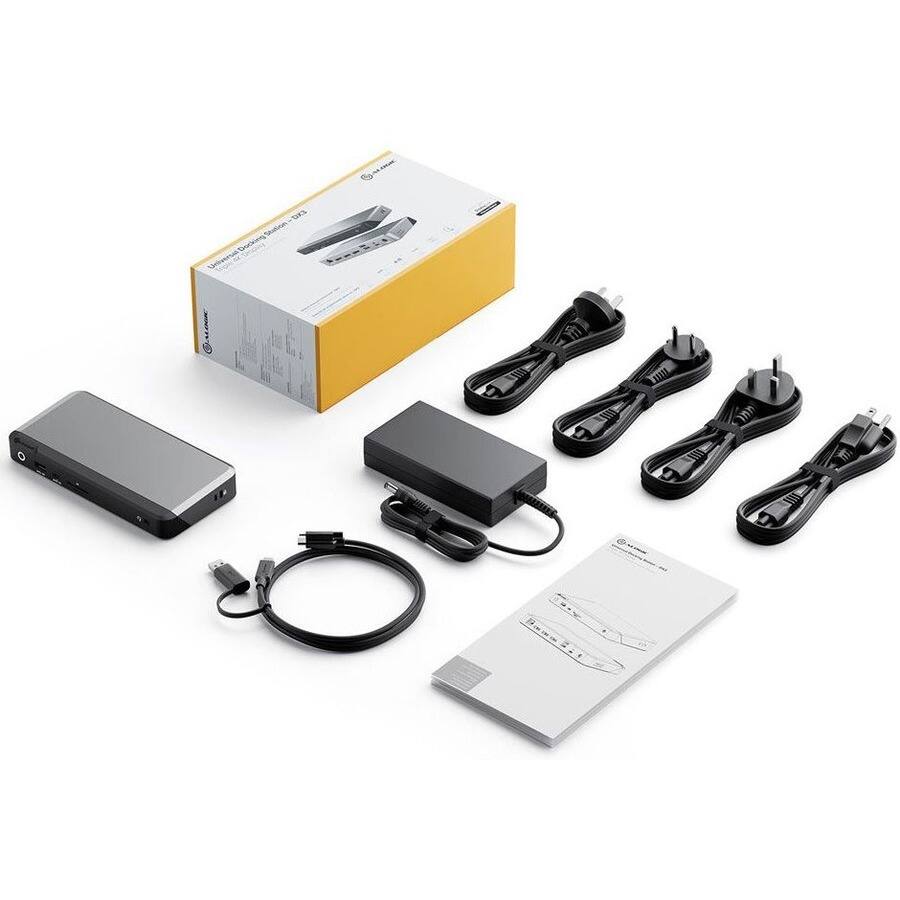 Alt View 1. Alogic - Alogic Universal Dock Triple Display Screen 4K docking station with 100W power delivery PD DP Alt Mode USB-C and USB-A.