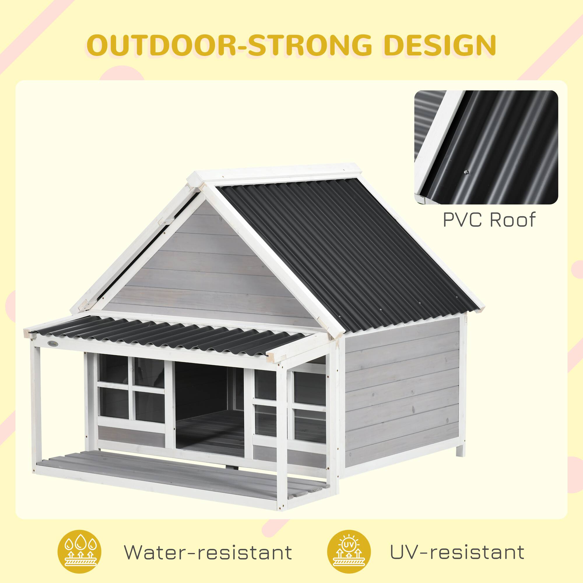 OUTDOOR-STRONG DESIGN

PVC Roof

Water-resistant

UV-resistant