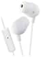 JVC - Marshmallow Earbud Headphones - White-Front_Standard