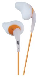 JVC - Gumy Wired Earbud Headphones - White - Front_Zoom