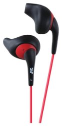 JVC - Gumy Wired Earbud Headphones - Black - Front_Zoom
