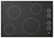 Front Zoom. Whirlpool - 30" Built-In Electric Cooktop - Black.