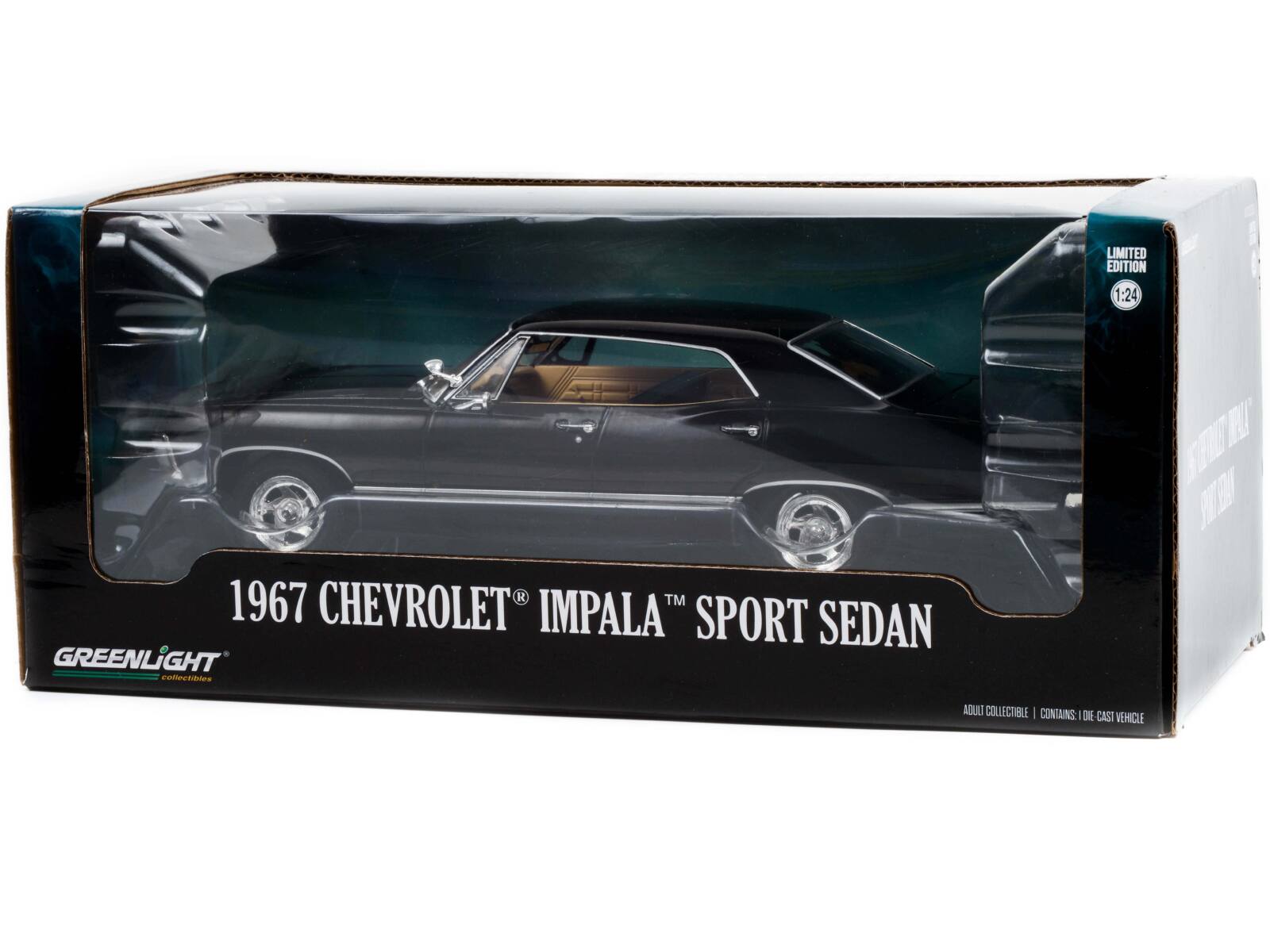 LIMITED EDITION 1:24 1967 CHEVROLET™ IMPALA™ SPORT SEDAN GREENLIGHT collectibles | ADULT COLLECTIBLE | CONTAINS: DIE-CAST VEHICLE
