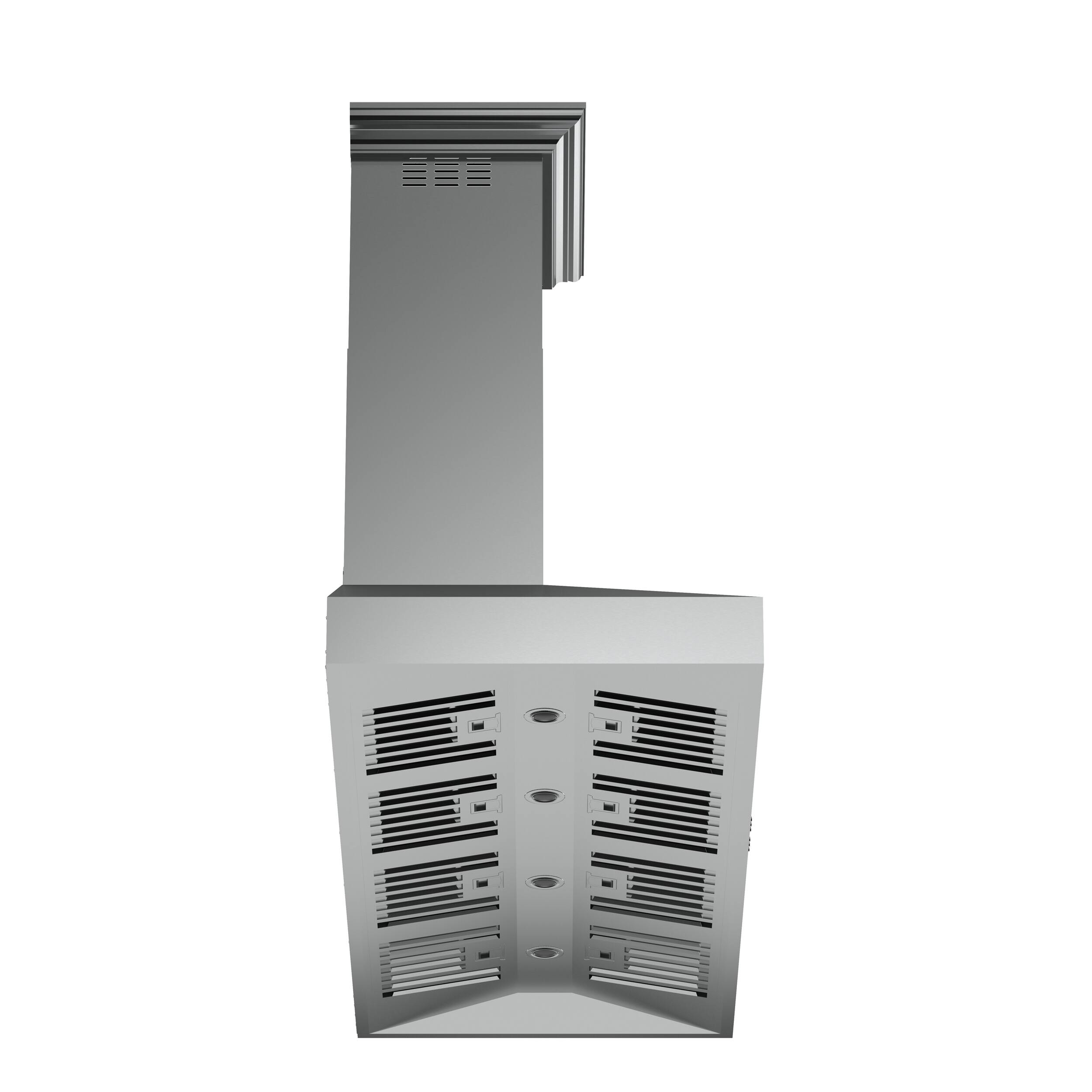 Left. Forno Appliances - Orvieto 60'' Wall Mount Vented Range Hood - Silver.