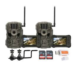 Stealth Cam - 36MP Fusion Max Cellular Trail Camera with 80 Feet Detection Range with Card Viewer Camera Holder